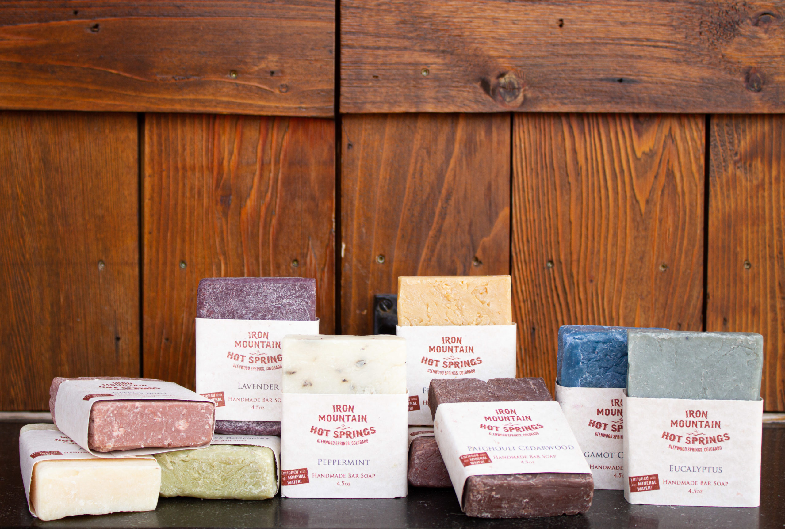 bath soaps from the amenities at ironwood hot springs