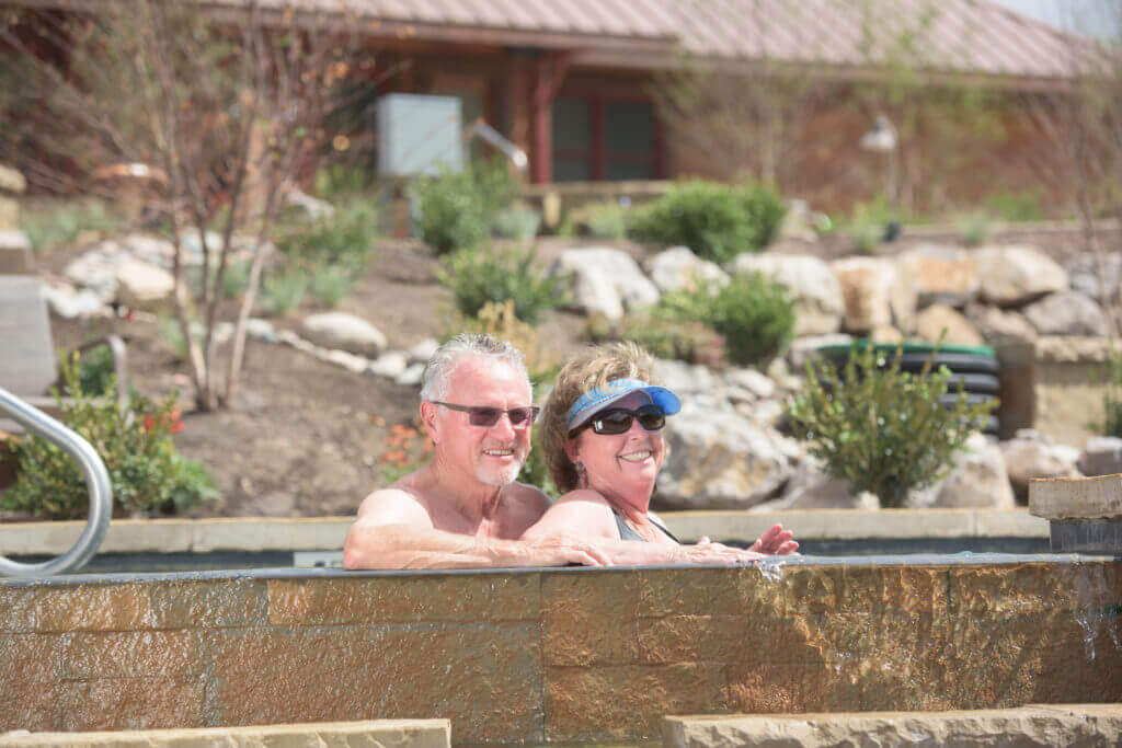 Seniors at Iron Mountain Hot Springs