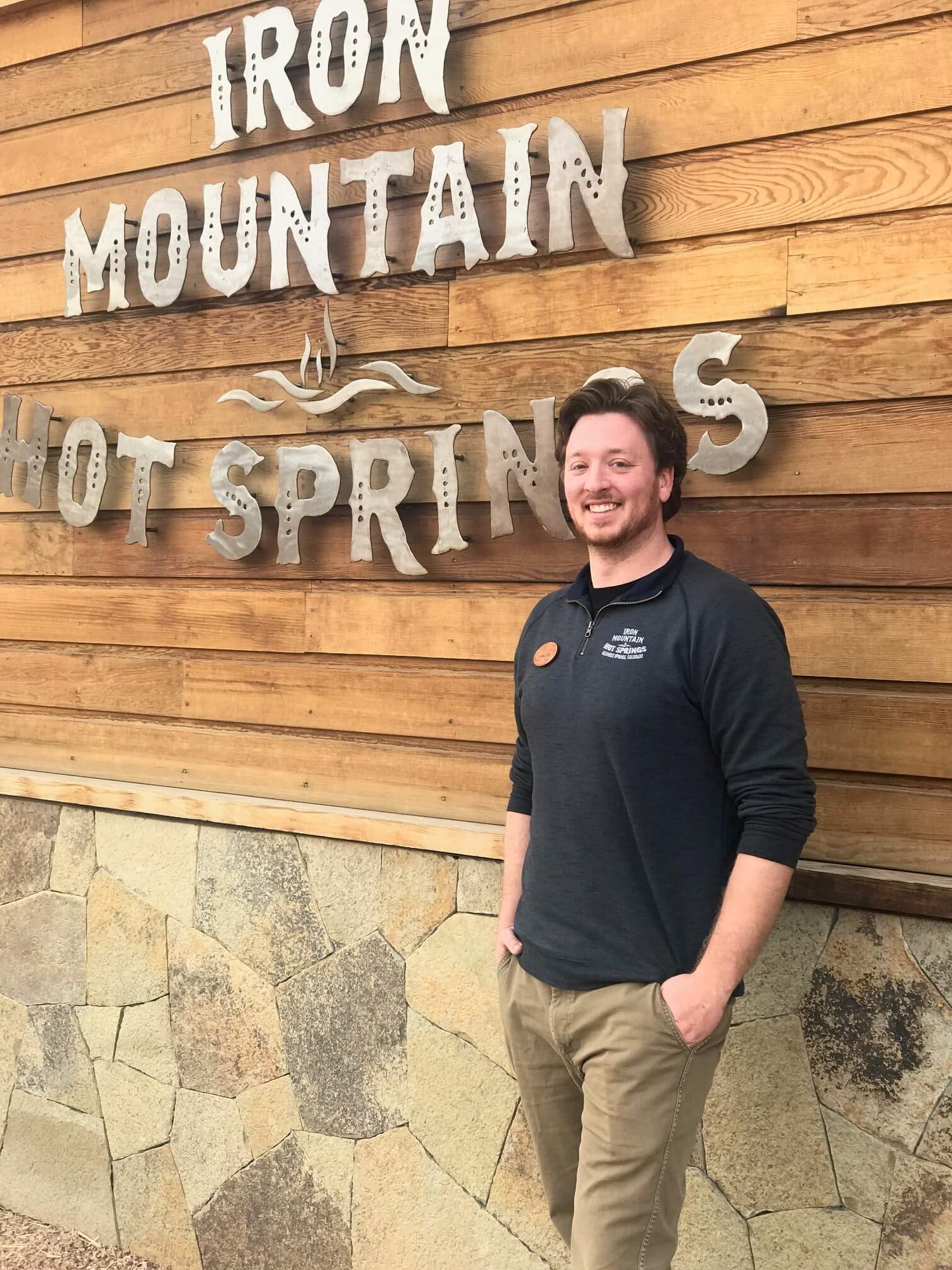 Landon Langer, Maintenance Manger at Iron Mountain Hot Springs