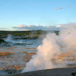 Norris Geyser in Yellowstone National Park