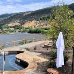 Pools along the Colorado River at Iron Mountain Hot Springs