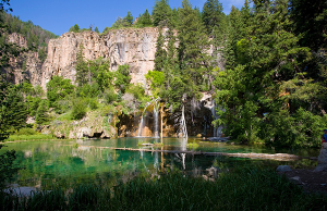 Explore by hiking to Hanging Lake