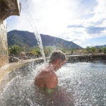 Soaking at Iron Mountain Hot Springs