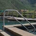 Accessable Transfer Rails at Iron Mountain Hot Springs