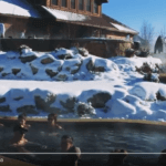 Winter at the Iron Mountain Hot Springs