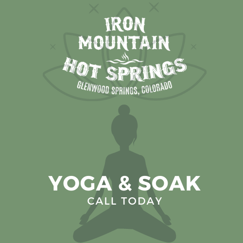 Iron Mountain Hot springs yoga and soak event