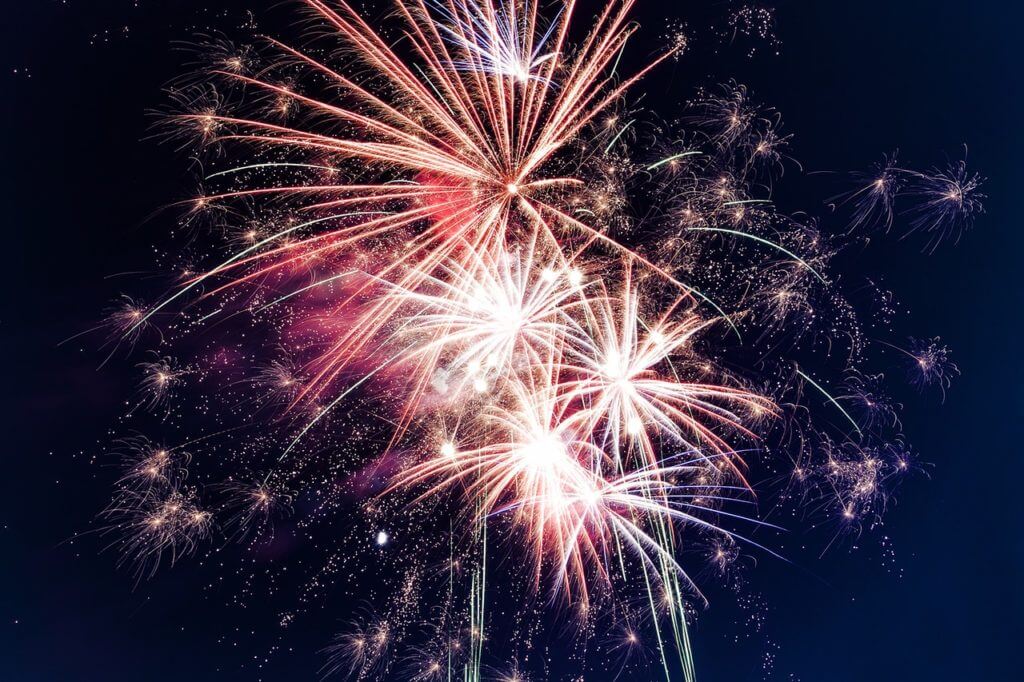 Fireworks are part of the festivities in Glenwood Springs