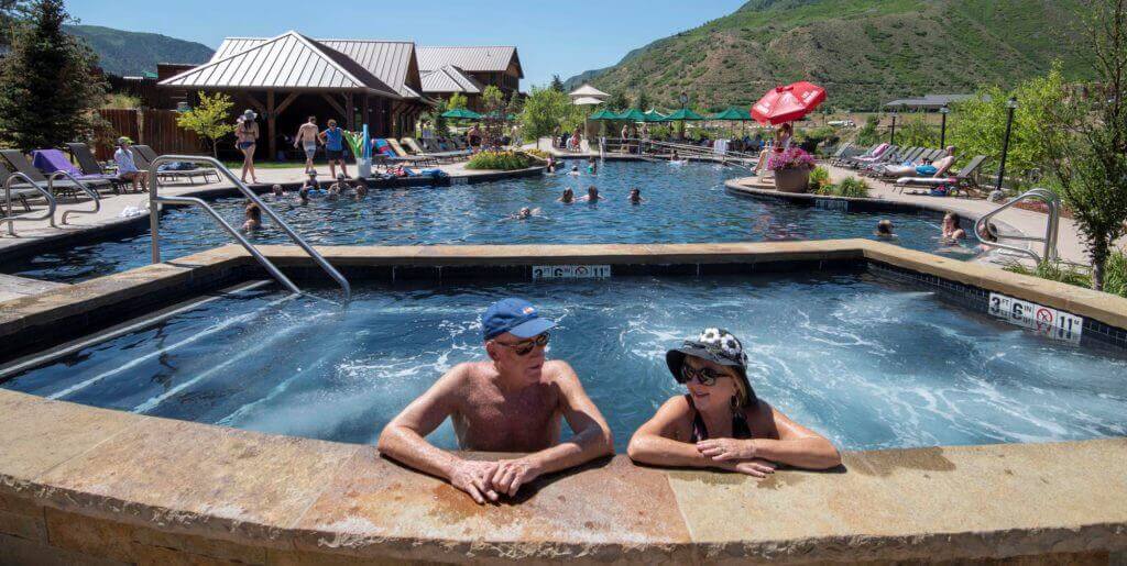 Enjoying Iron Mountain Hot Springs in Summer