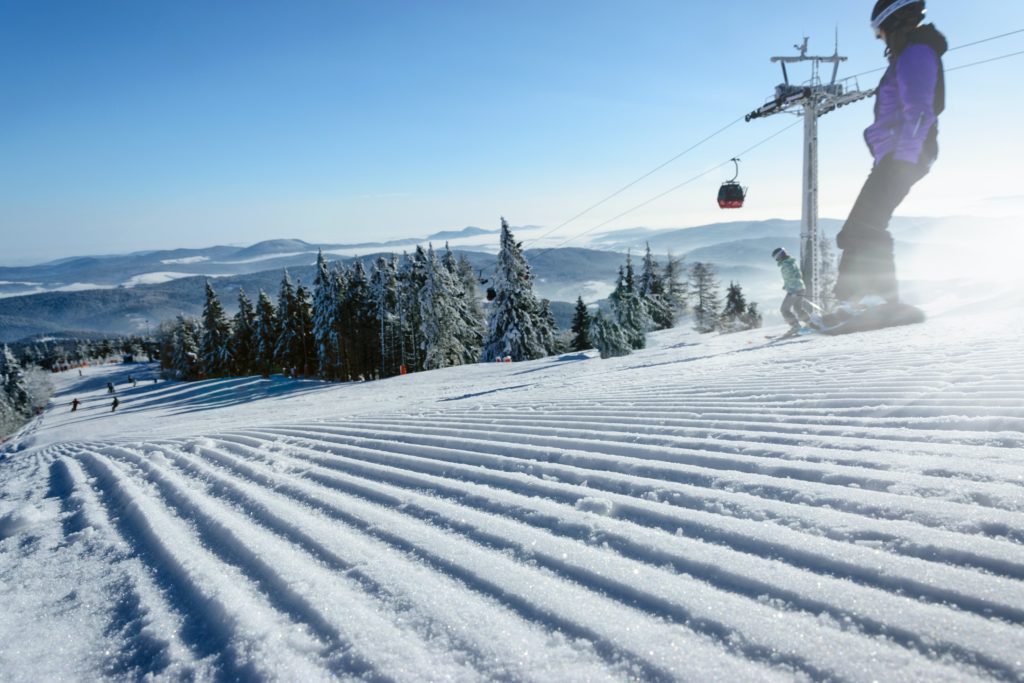 Enjoy iconic area activities like skiing and snowboarding