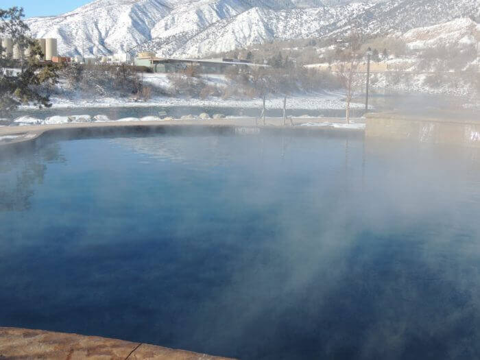 Mineral pool at Iron Mountain Hot Springs